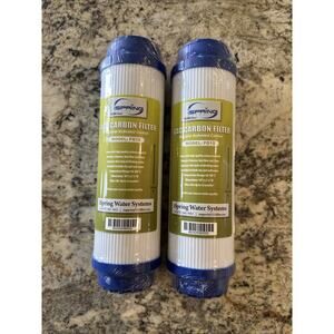 NEW 2 Pack iSpring GAC Granular Activated Carbon Filter Model: FG15 Sealed Lot 2